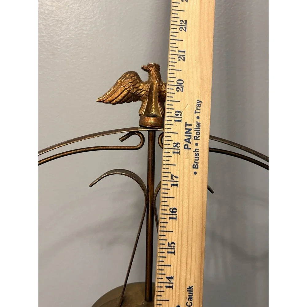 Vintage United Metal‎ Goods Electric Clock American Eagle Made In USA WORKS!
